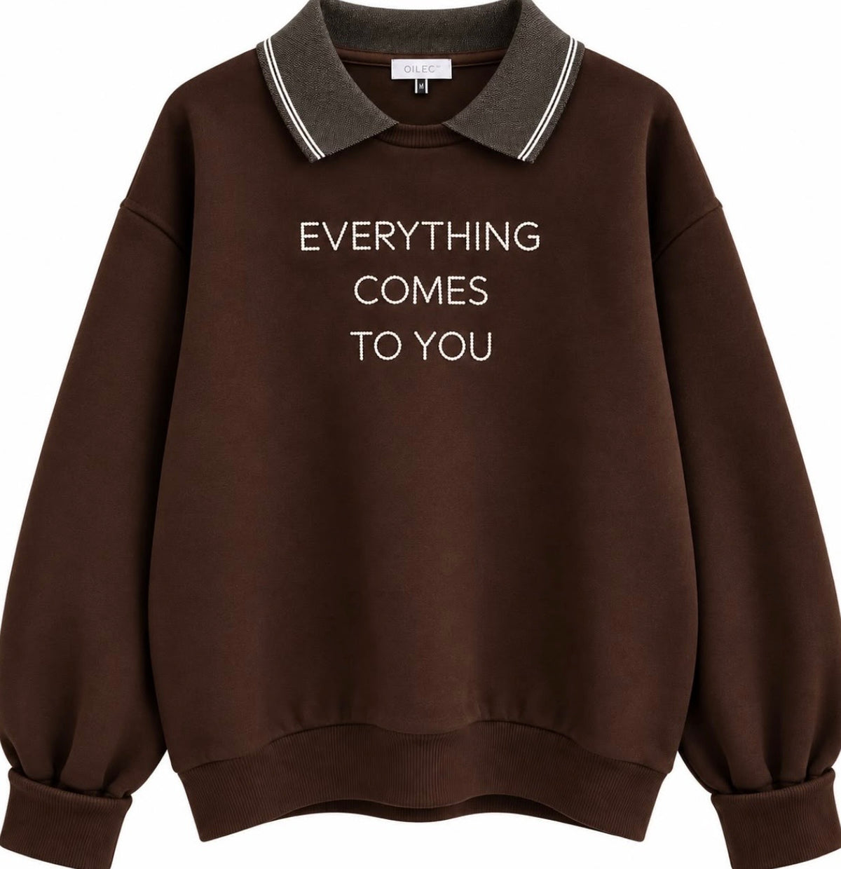 Brown Polo Sweater