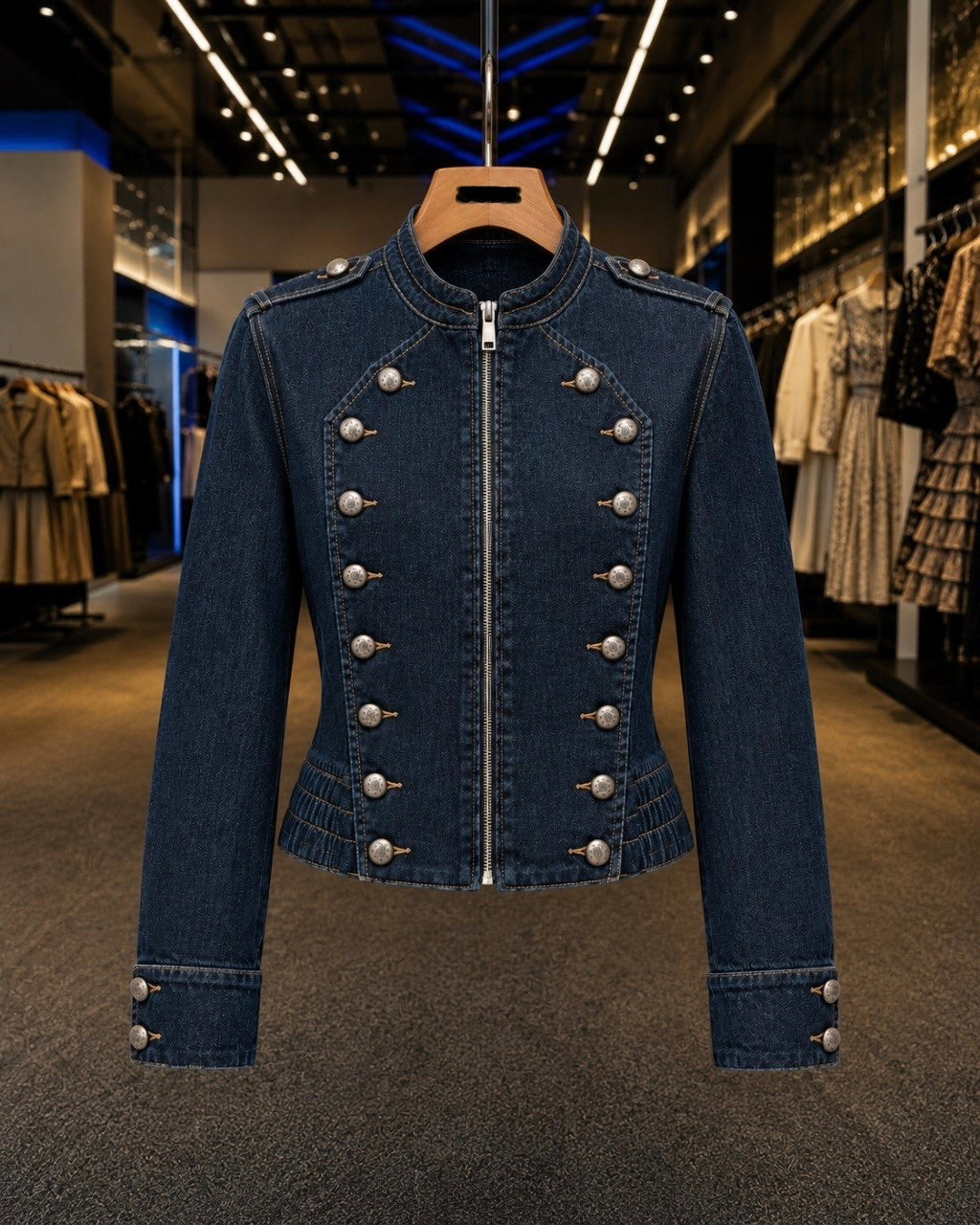 Denim Buttoned jacket